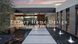 Luxury Home Design in Modern Palm Desert #housedesignandplan