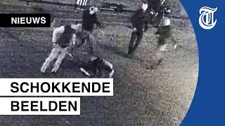Politie deelt beelden van kopschopper Sneek
