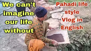 We can't imagine our life ||Pahadi life style vlog in English #Englishwithanjali @Englishwith_Priya 