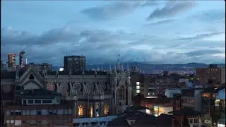 Time-Lapse: Bogot&aacute; al Atardecer