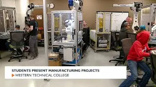 Students present manufacturing projects