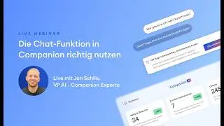 Die Chat-Funktion in Companion richtig nutzen | KI-Prompts f&uuml;r dein Business | Live-Webinar