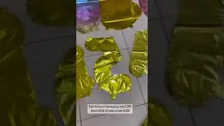 balon foil huruf dan angka ready lengkap #pusataksesorispodomoro #short
