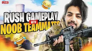 FULL RUSH GAMEPLAY NO HOLD ON PUSH || PUBG MOBILE TOP1 MOJO is Live