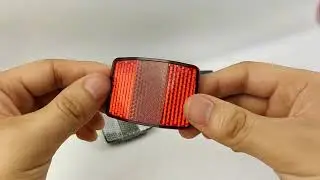 Plastic Bicycle Front Rear Reflector Kb101, Reflective Material, Bicycle Accessories