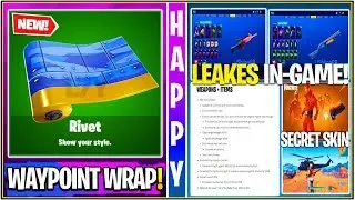 *NEW* Fortnite Update: Free WAYPOINT Weapon Wrap, Baller Nerf, Leaked Showcase & More!