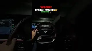 New Tata Curvv 2025 Braking Test Hone Wrong 🤯 #tatacurvv #tatacurvv2025 #shorts