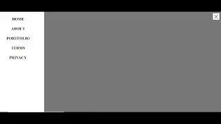 Slide Menu just using HTML CSS and simple jQuery Web design tutorial ||Coding Room||
