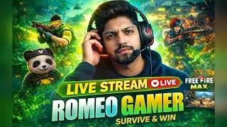 FREE FIRE LIVE 🔥 | RANK PUSH WITH ROMEO GAMER 😎 | MOBILE PLAYER📱 #freefire #romeogamer #shorts