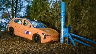 2026 Volvo EX60 ağaca &ccedil;arptı: G&uuml;venlik testi sonucu