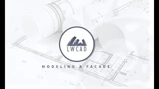 LWCad for LightWave3D Archviz - modeling a facade
