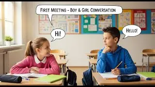 First Meeting &ndash; Boy & Girl Conversation #learnadvancedenglishonline #english #viral #learning