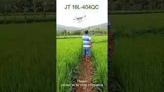 Joyance Agriculture Sprayer Drone spray rice/paddy in Peru #16LJT1620LJT2030LJT3040LJT40  #agrodrone