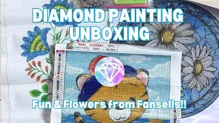 Fun Flowers & More from Fansells!! | Diamond Painting Unboxing