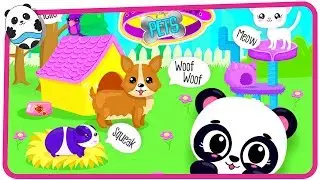 Fun Pet Care Kids Games - Cute & Tiny Pets - Kids Build Baby Animal Houses Game for Children