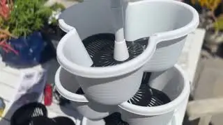VECELO 5 Tier Vertical Garden Planter, Self Watering Stackable Planters with Wheels Review