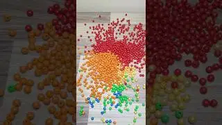 Satisfying Colorful Beads Sorting Asmr #shorts