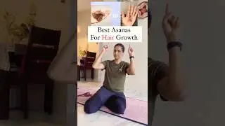 Yoga for HairFall control and hair growth #hairgrowth #hairfall #shortsvideo #trending