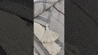 Boho Tufted Throw Blanket with Tassels 🧺 | Cozy, Soft, Handcrafted | Wholesale by Shabana Exim