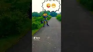 skating Masti 😁#skating #short #youtubeshorts #funnyskating #masti skating #publicreaction#rod #like