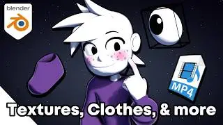 Textures, Clothes, and more in Blender for Beginners