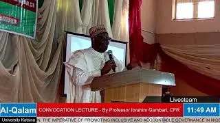 Live streaming of AL-QALAM UNIVERSITY KATSINA LIVE YOUTUBE CHANNEL