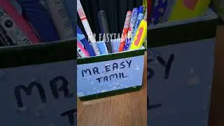 💥easy pen/pencil stand making 🖋wait till end🤩#shorts