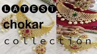 Beautiful cz chokar collection with earrings // price range 1200-1400