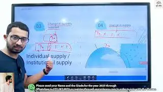 Economics - Unit 02 - G12 - Demand & Supply - Day 07 - 2027 AL   English Medium - 2025.10.26