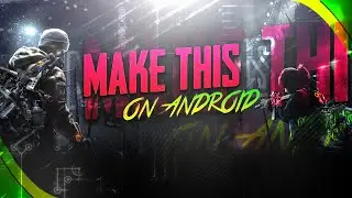 How to make an dope gaming thumbnail ao Android || Gaming thumbnail tutorial