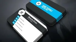Clean| Corporate Business Card Design | Adobe Illustrator CC Tutorial