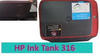 HP Ink Tank 316 Printer Top Cover Opening