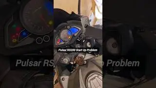 Проблема с запуском Pulsar RS200 &mdash; Помощь ⚠️ #shorts #bajajpulsar Низкий заряд батареи?