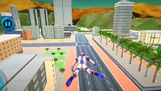 Flying Captain Superhero City Rescue Mission | Captain Hero Best Android GamePlay