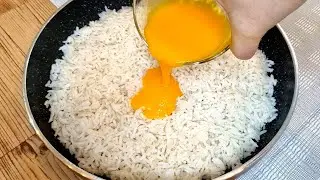 Do you have rice and eggs at home? Easy fried rice recipe!