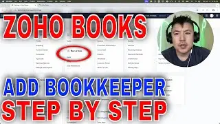 ✅  How To Add Accountant Bookkeeper To Zoho Books 🔴