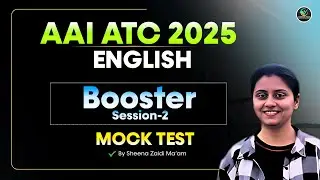 AAI ATC 2025 English Mock Test | Booster Session-2 | AAI-JE- ATC English MCQs #aaiatc2025 #aaiatc