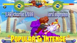 FT10 @sfa2u: (LAR) charlie 17099 (BR) vs lord supremo (BR) [SF Alpha 2 sfa2 Fightcade] Jan 4