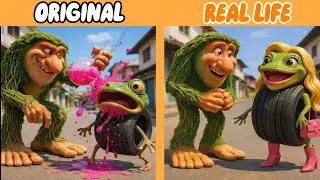 Brainrots Memes Love Transformations | Brainrot Original vs Real life | Brainrot Animation