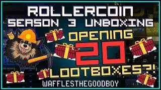 The Hunt for The Polar Express - Unboxing 20 Rollercoin Lootboxes!