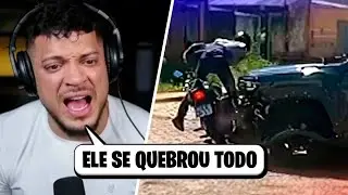CEROL REAGINDO ENQUADROS DE MOTO (EP. 116)