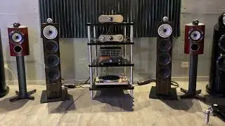 B&W 702 Signature + Gato Audio AMP-150AE + Gato Audio CDD-1