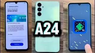 OneUI 8 - Android 16 on Samsung Galaxy A24