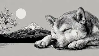 Calming Taiko drumming rhythms relaxing music for dogs to calm from fireworks for nervous pets