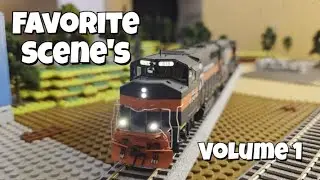 Favorite Scenes Volume 1 HO Scale Classic Lego Brick World on Computer Desk Build Pan AM Guilford