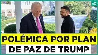 Pol&eacute;mica por plan de paz de Donald Trump para Ucrania: dio a Zelenski una semana para responder