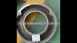 Tobee Paper Pulp Pump Spares Front Lining used for Chemcial Sugar Plants