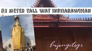 Vlog#32 Bangkok's Wat Indharawihan #WatIndharawihan #buddha #thailand #bangkok