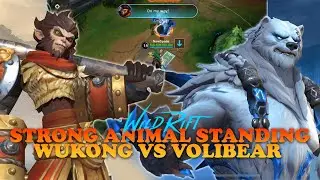 Wukong Wild Rift | EPIC FIGHT - Wukong Vs Volibear