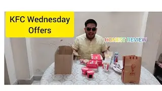 KFC  chicken bucket chicken popcorn choco lava cake Wednesday offer review